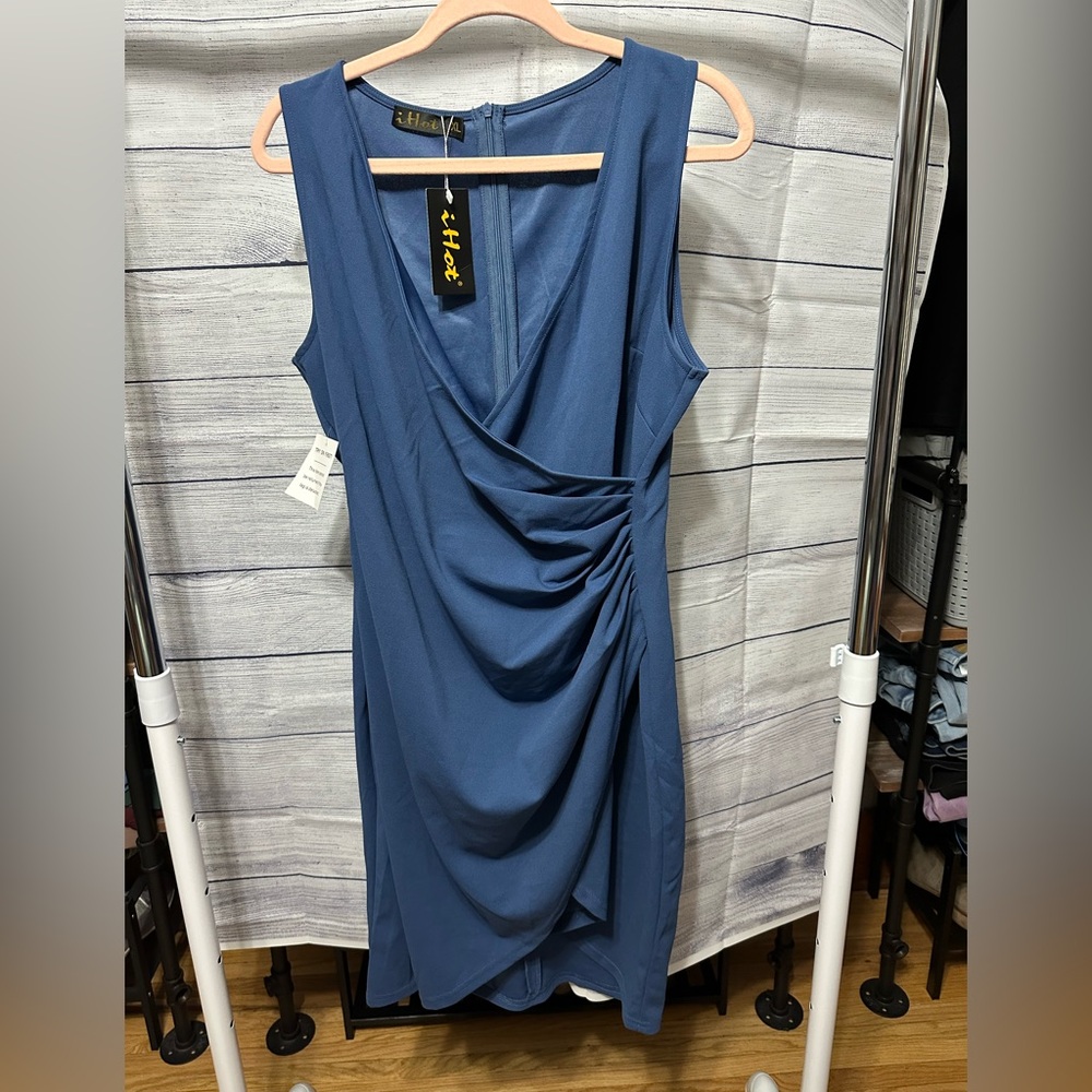 NWT Elegant Blue Women's Dress XL